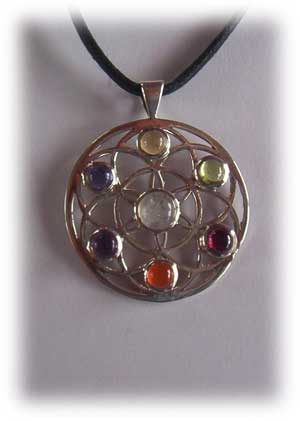 chakra jewellery - pendant chakra mandala